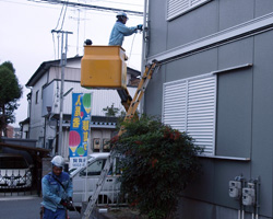 Bフレッツマンションタイプ工事中